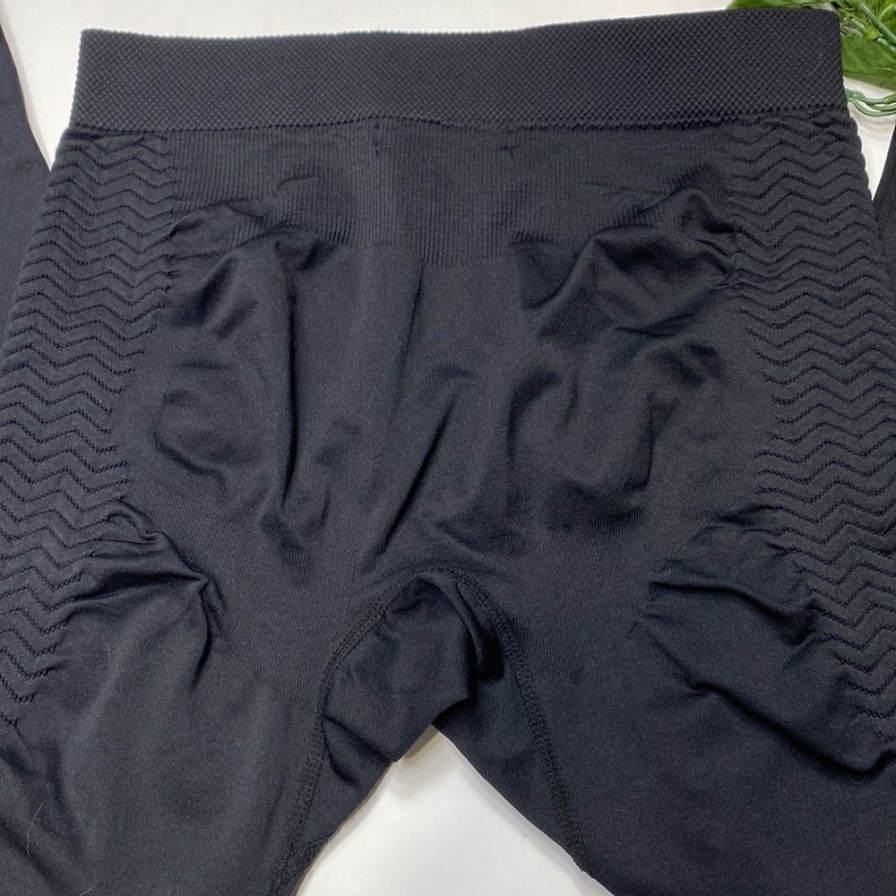 Lilia Compression Weight Loss Slimming High Waist 7/8 Leggings Black‎ - Picture 11 of 16